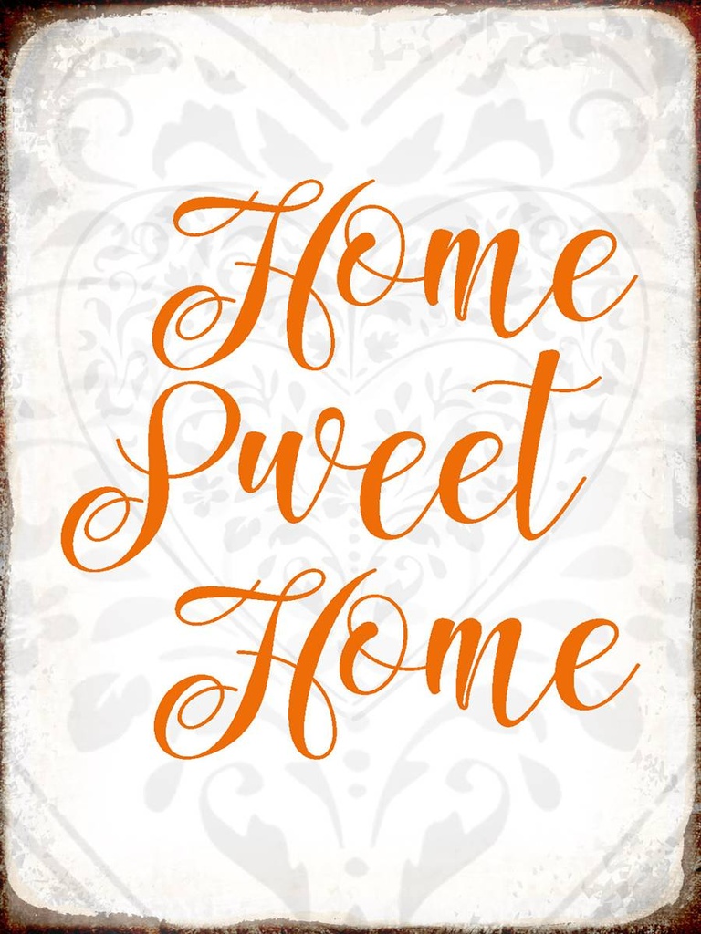 Holzschild 40x30 cm Home sweet Home Herz