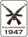 Holzschild 40x30 cm Gewehr Kalaschnikow 1947