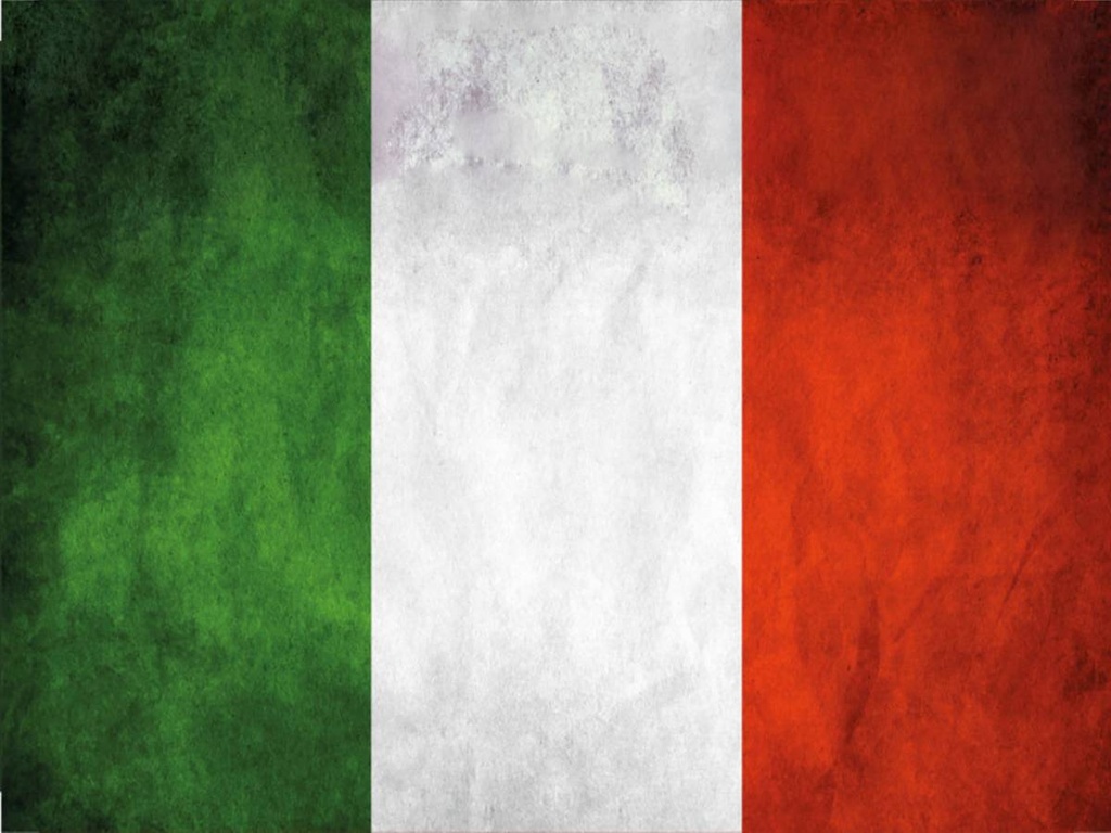 Holzschild 30x40 cm Flagge Italien Fahne