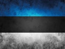 Holzschild 30x40 cm Flagge Estland Fahne