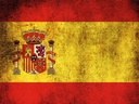 Holzschild 30x40 cm Flagge Spanien Fahne