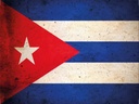 Holzschild 30x40 cm Flagge Kuba Cuba Fahne
