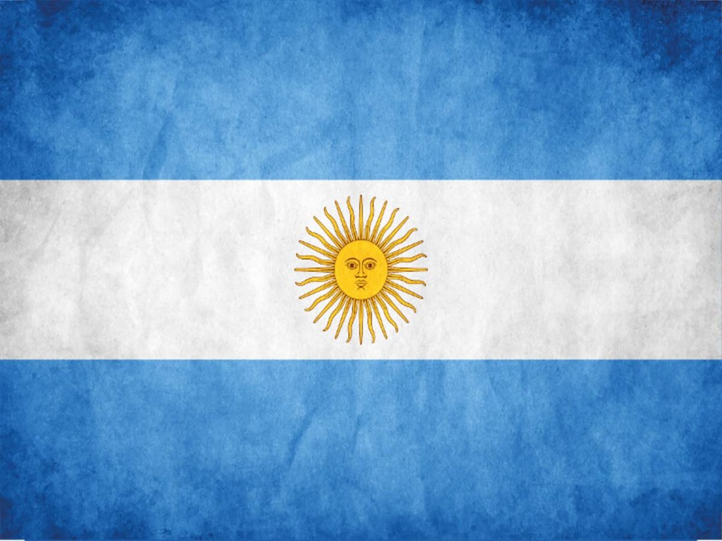 Holzschild 30x40 cm Flagge Argentinien Fahne