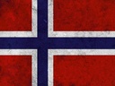 Holzschild 30x40 cm Flagge Norwegen Fahne