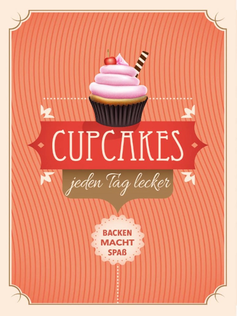 [LA-1791009-H] Holzschild 40x30 cm Cupcakes jeden Tag lecker