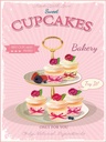 Holzschild 40x30 cm Essen sweet Cupcakes best award