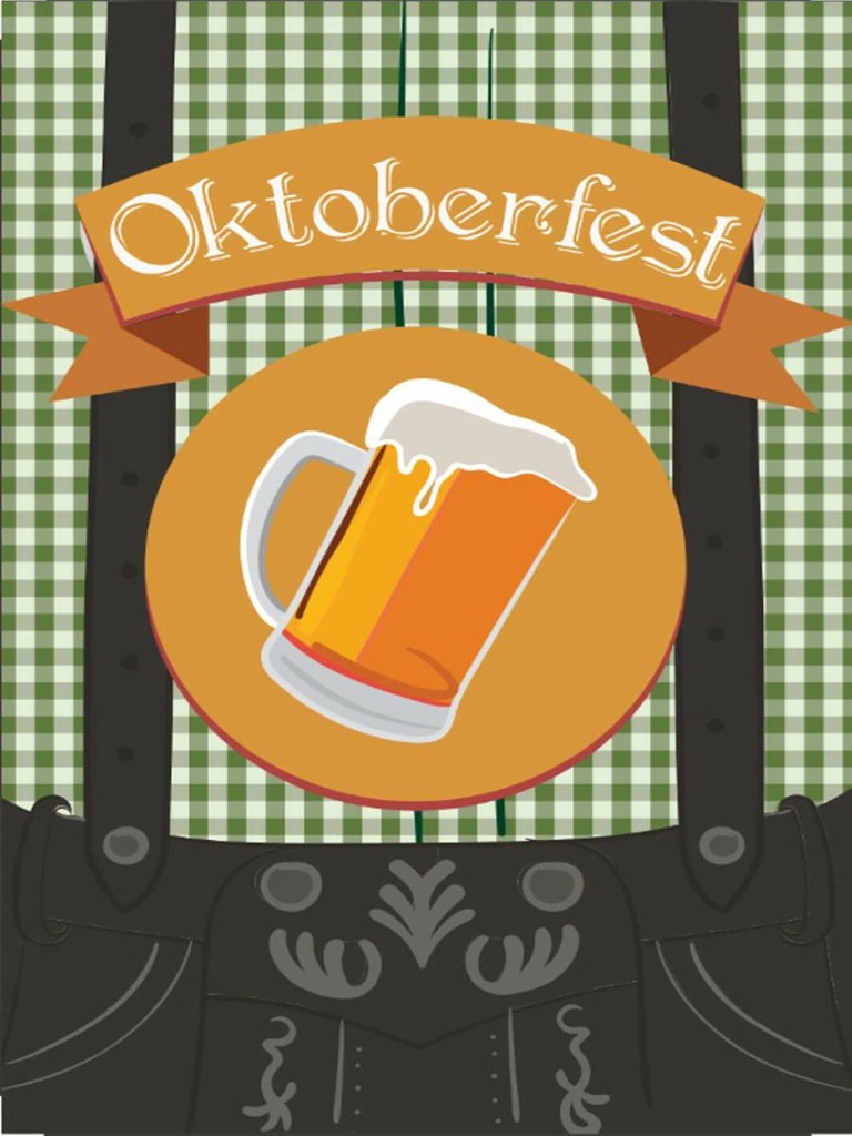 Holzschild 40x30 cm Alkohol Bier Oktoberfest