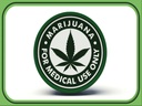 Holzschild 30x40 cm Marihuana for medical use only