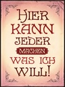 Holzschild 40x30 cm kann jeder machen was will