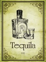 Holzschild 40x30 cm Alkohol 1911 Tequila