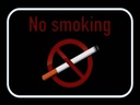 Holzschild 30x40 cm No smoking Rauchverbot