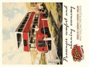 Holzschild 30x40 cm Foden Bus Tour comfort economy