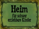 Holzschild 30x40 cm Heim schwer erziehbare Kinder
