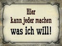 Holzschild 30x40 cm kann jeder machen was ich will