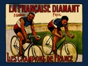 Holzschild 30x40 cm Retro Fahrrad la francaise Diamant