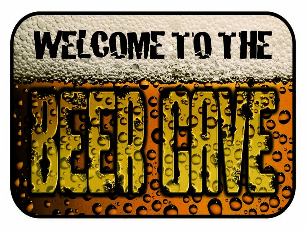 Holzschild 30x40 cm Bier welcome to the beer cave