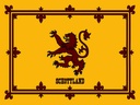 Holzschild 30x40 cm Flagge Schottland Königswappen