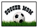Holzschild 30x40 cm Fußball Soccer Mom Fußball Mutter