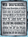 Holzschild 40x30 cm wir Dorfkinder Hausaufgaben Bus