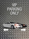 Holzschild 40x30 cm Parken VIP parking only