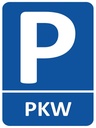Holzschild 40x30 cm Parken PLW Parkplatz