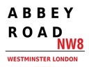 Holzschild 30x40 cm london Street Abbey Road NW8