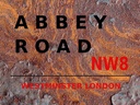 Holzschild 30x40 cm London Abbey Road NW8