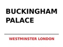 Holzschild 30x40 cm London Street Buckingham Palace