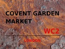 Holzschild 30x40 cm London Covent Garden Market WC2
