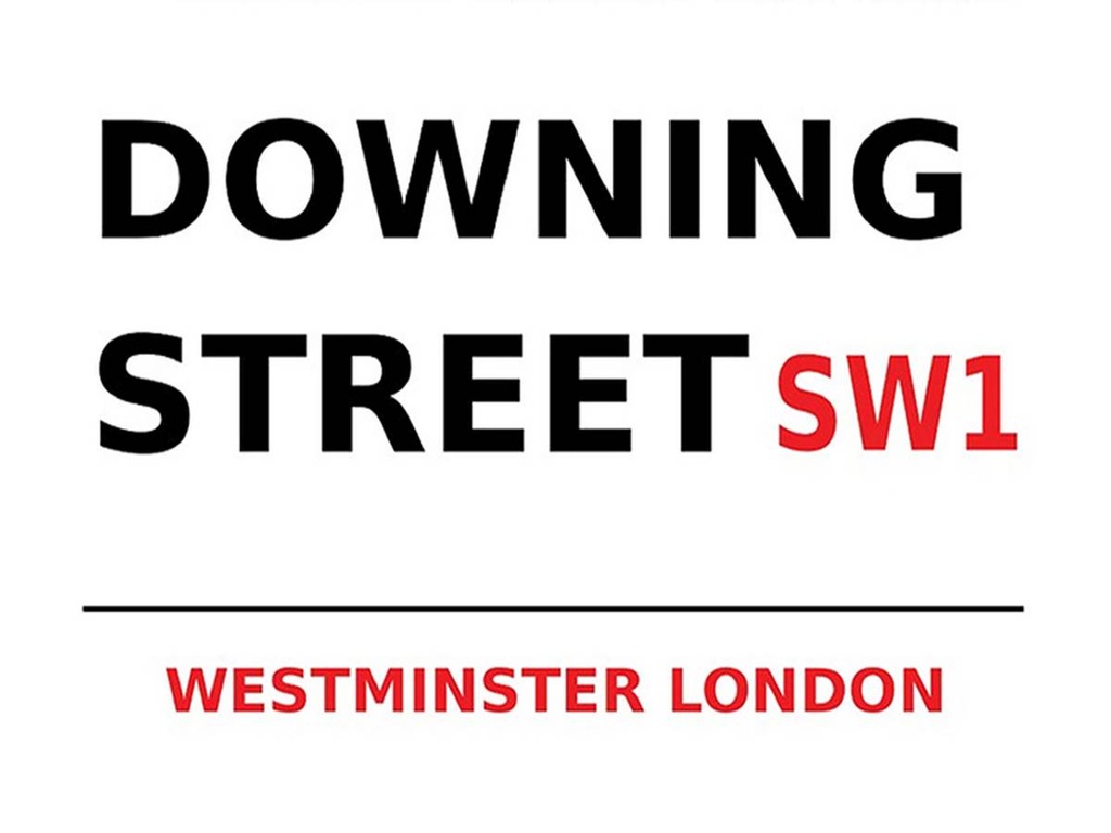 [LA-1791783-H] Holzschild 30x40 cm London Westminster downing Street SW1
