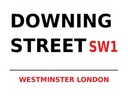 Holzschild 30x40 cm London Westminster downing Street SW1