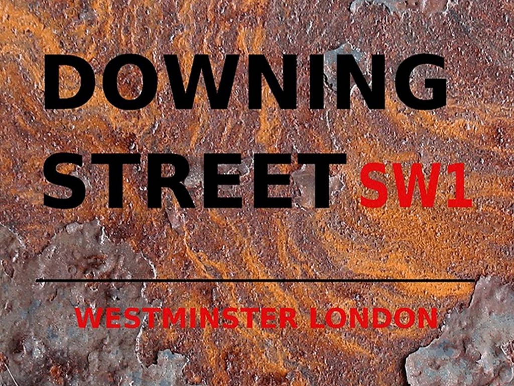 [LA-1791784-H] Holzschild 30x40 cm London Westminster downing Street SW1