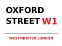 Holzschild 30x40 cm London Westminster Oxford Street W1