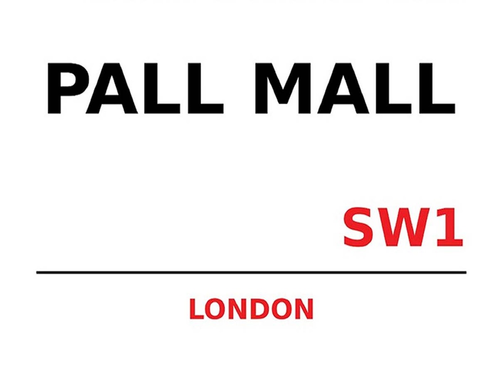 [LA-1791818-H] Holzschild 30x40 cm London Pall Mall SW1