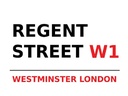 Holzschild 30x40 cm London Westminster Regent Street W1