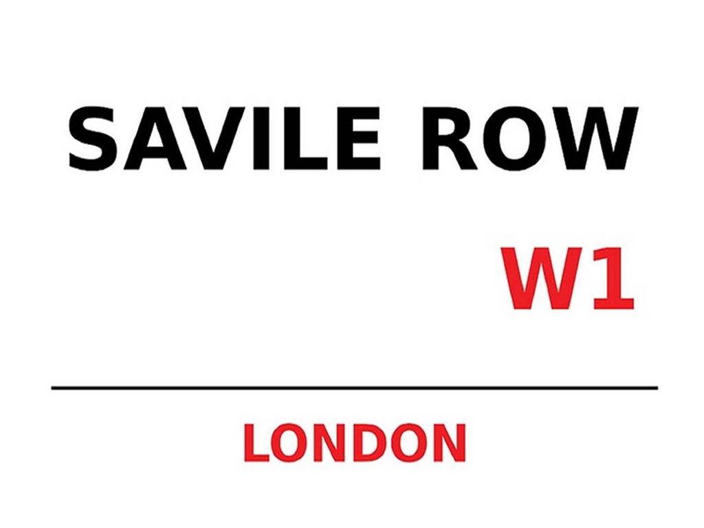 [LA-1791830-H] Holzschild 30x40 cm London Savile Row W1