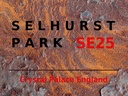 Holzschild 30x40 cm London England Selhurst Park SE25