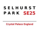 Holzschild 30x40 cm London England Selhurst Park SE25