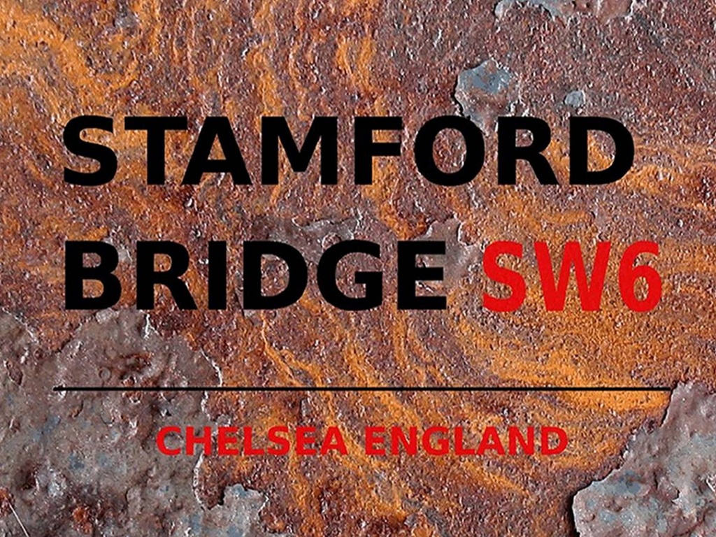 [LA-1791839-H] Holzschild 30x40 cm London England Stamford Bridge SW6