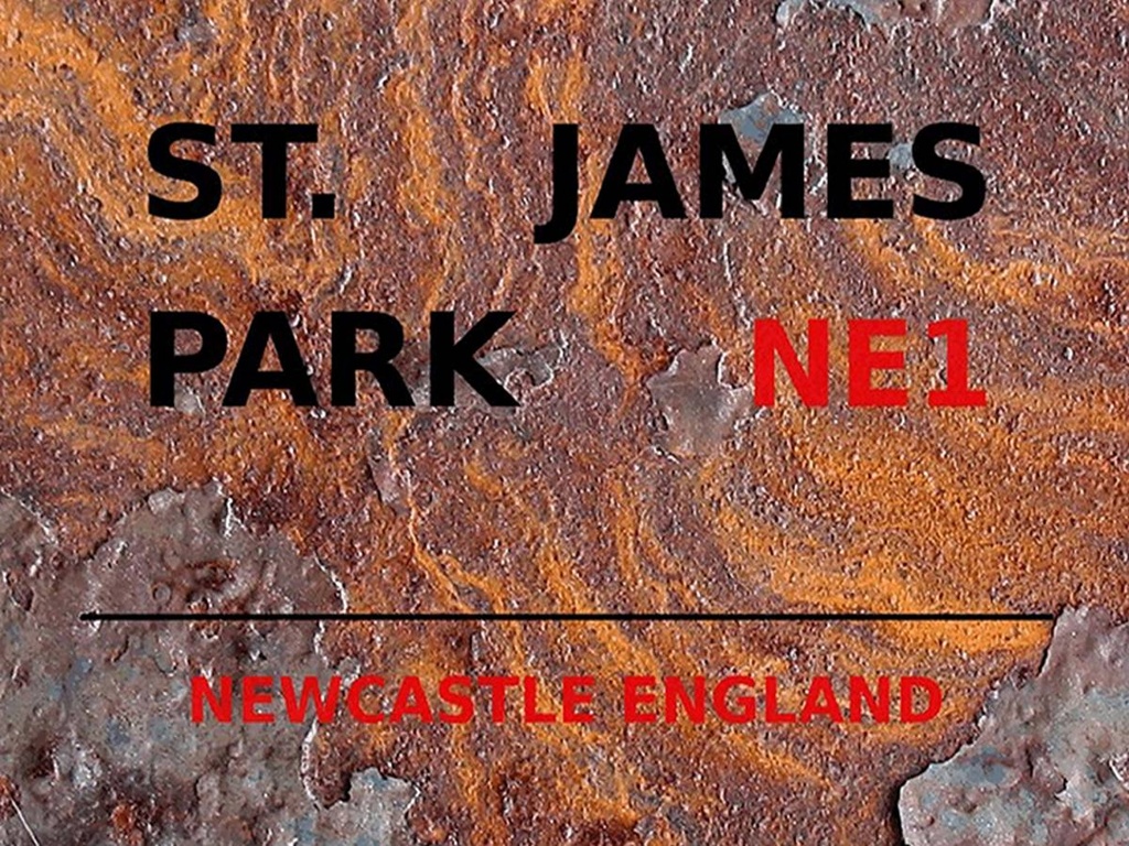 [LA-1791841-H] Holzschild 30x40 cm England Newcastle St. James Park NE1