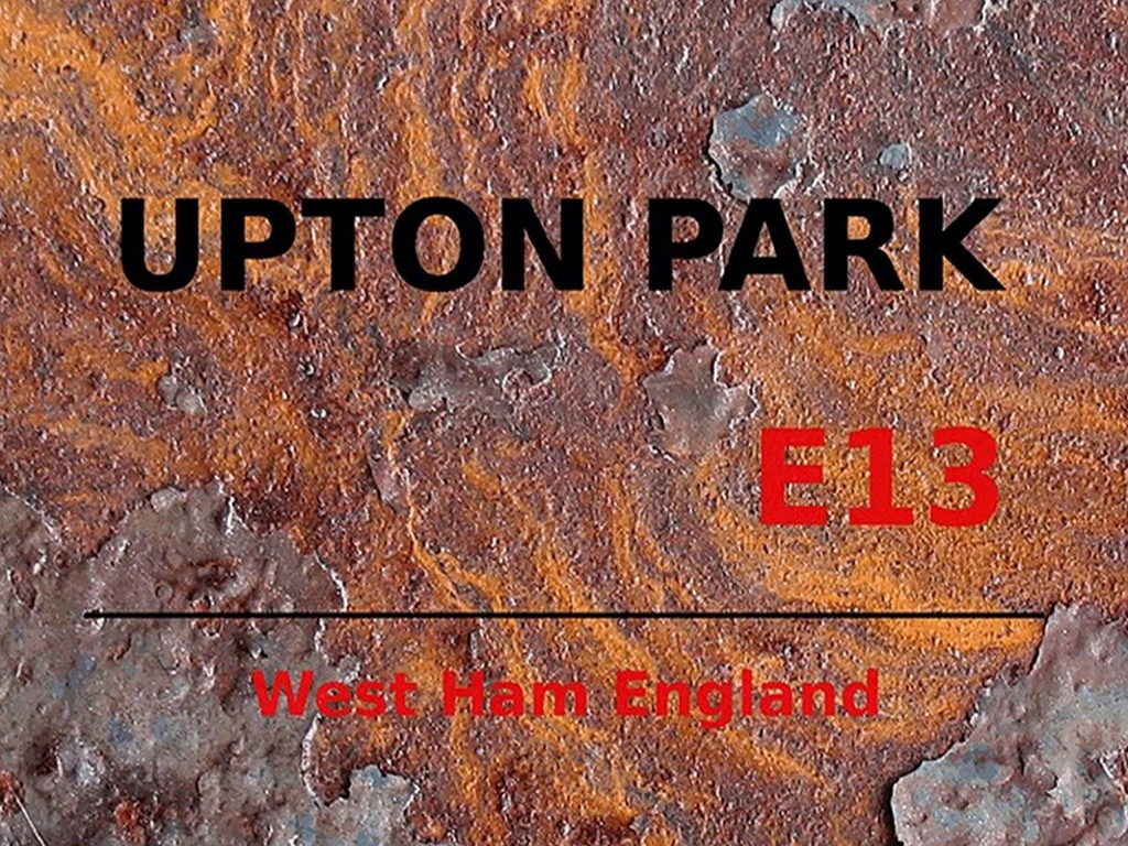 [LA-1791856-H] Holzschild 30x40 cm England West Ham Upton Park E13