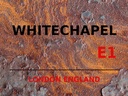 Holzschild 30x40 cm London England Whitechapel E1