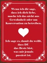 Holzschild 40x30 cm wenn ich dir sage ich dich liebe