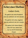 Holzschild 40x30 cm Gebet einer Ehefrau Lieber Gott