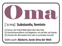 Holzschild 30x40 cm Oma Bäckerin beste Oma Welt