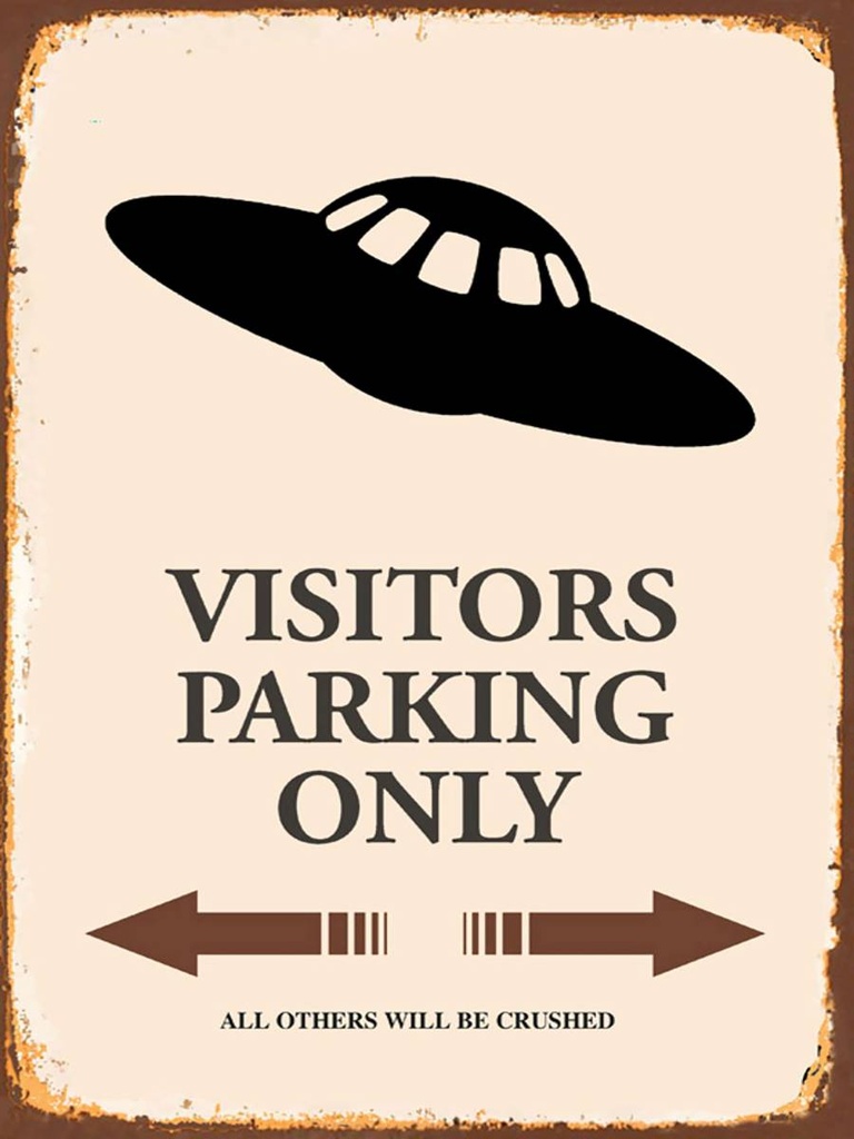 [LA-1791959-H] Holzschild 40x30 cm Visitors Parking only all others