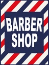 Holzschild 40x30 cm Barbershop Friesur