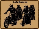 Holzschild 30x40 cm Motorrad Caqfe Racers motorcycle