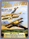 Holzschild 40x30 cm Flugzeug Royal air force Age 18