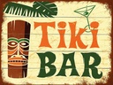 Holzschild 30x40 cm TIKI Bar Cocktail